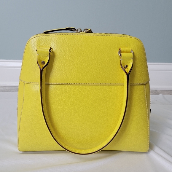 NWOT Kate Spade Yellow Leather Shoulder Bag - Picture 2 of 10